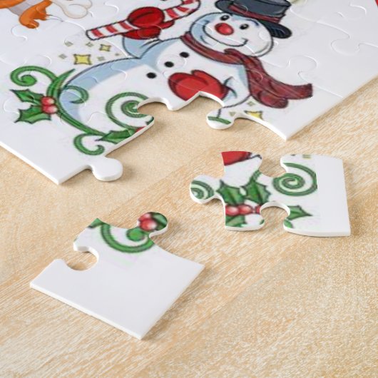 Kerstzaag Puzzle Legpuzzel (Zijkant)