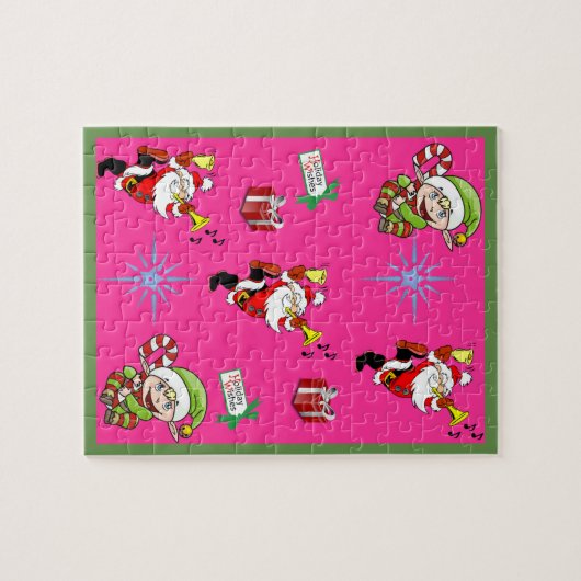 Kerstzaag Puzzle Legpuzzel (Horizontaal)