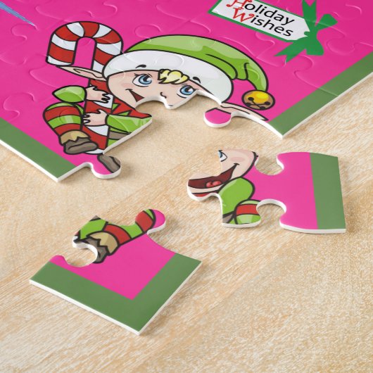 Kerstzaag Puzzle Legpuzzel (Zijkant)