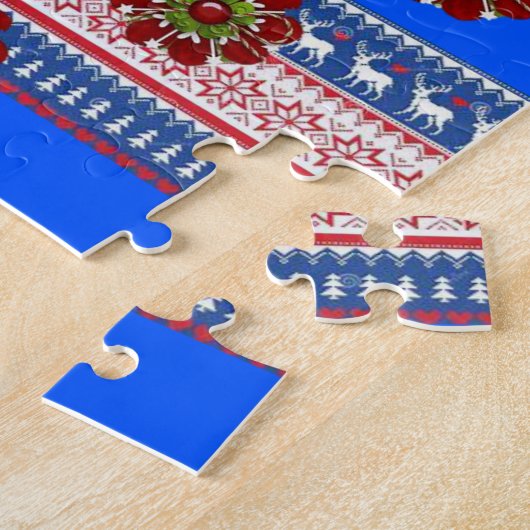 Kerstzaag Puzzle Legpuzzel (Zijkant)