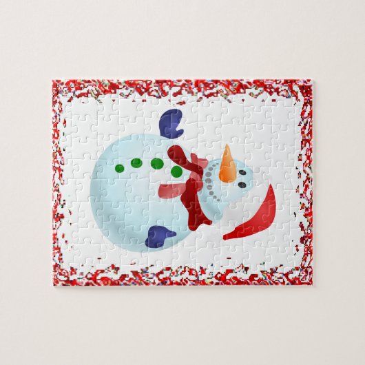 Kerstzaag Puzzle Legpuzzel (Horizontaal)