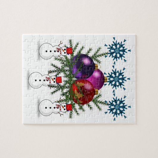 Kerstzaag Puzzle Legpuzzel (Horizontaal)