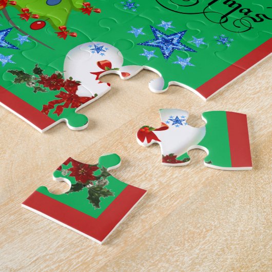 Kerstzaag Puzzle Legpuzzel (Zijkant)