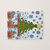 Kerstzaag Puzzle Legpuzzel (Horizontaal)