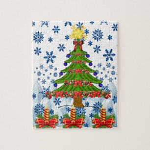 Kerstzaag Puzzle Legpuzzel