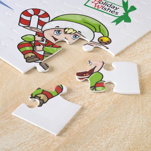 Kerstzaag Puzzle Legpuzzel (Zijkant)