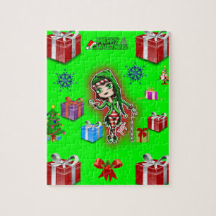 Kerstzaag Puzzle Legpuzzel