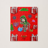 Kerstzaag Puzzle Legpuzzel (Verticaal)