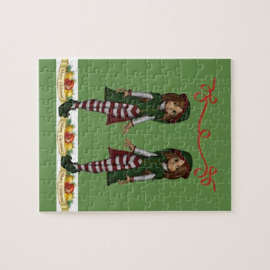 Kerstzaag Puzzle Legpuzzel (Horizontaal)