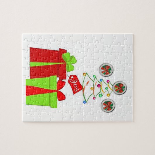 Kerstzaag Puzzle Legpuzzel (Horizontaal)