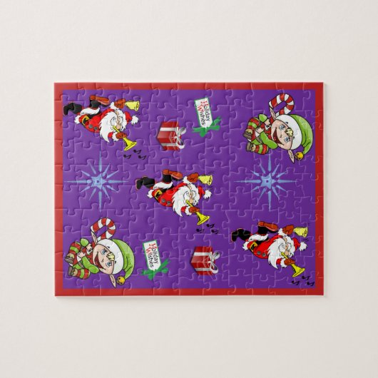 Kerstzaag Puzzle Legpuzzel (Horizontaal)