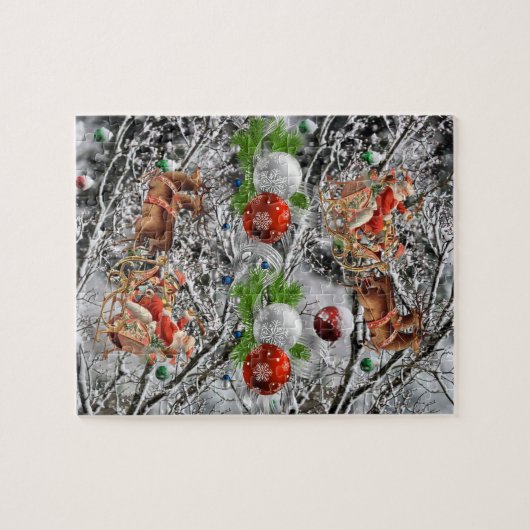 Kerstzaag Puzzle Legpuzzel (Horizontaal)