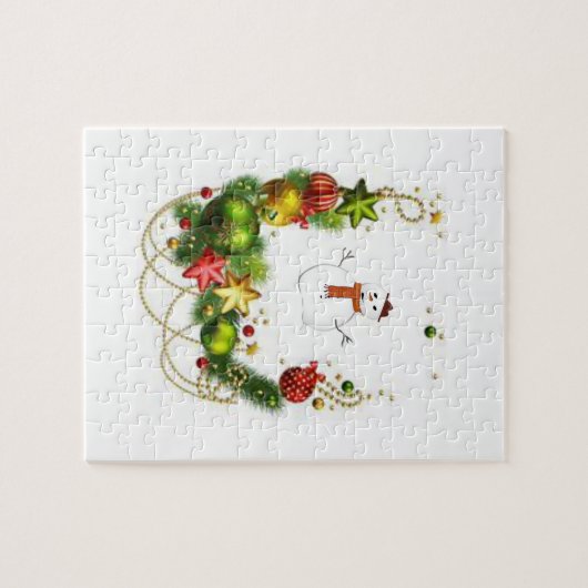 Kerstzaag Puzzle Legpuzzel (Horizontaal)