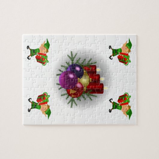 Kerstzaag Puzzle Legpuzzel (Horizontaal)