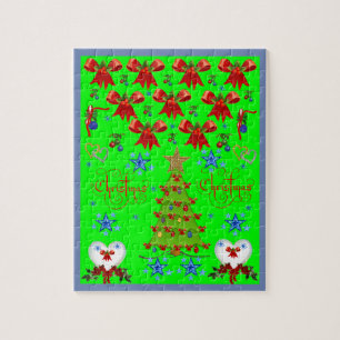 Kerstzaag Puzzle Legpuzzel