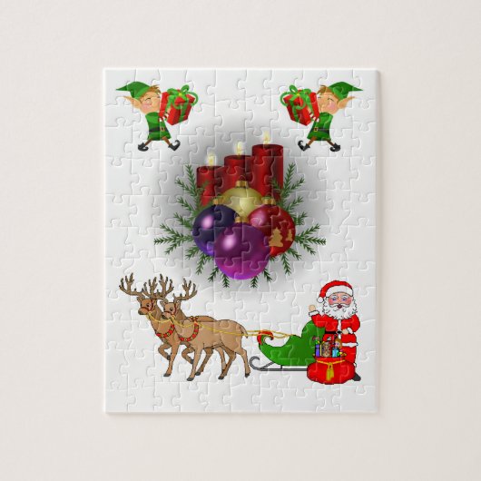 Kerstzaag Puzzle Legpuzzel (Verticaal)