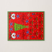 Kerstzaag Puzzle Legpuzzel (Horizontaal)