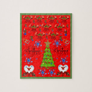Kerstzaag Puzzle Legpuzzel