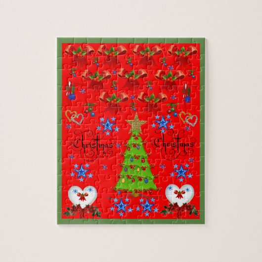 Kerstzaag Puzzle Legpuzzel (Verticaal)