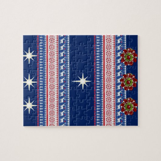 Kerstzaag Puzzle Legpuzzel (Horizontaal)