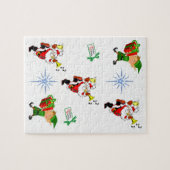 Kerstzaag Puzzle Legpuzzel (Horizontaal)