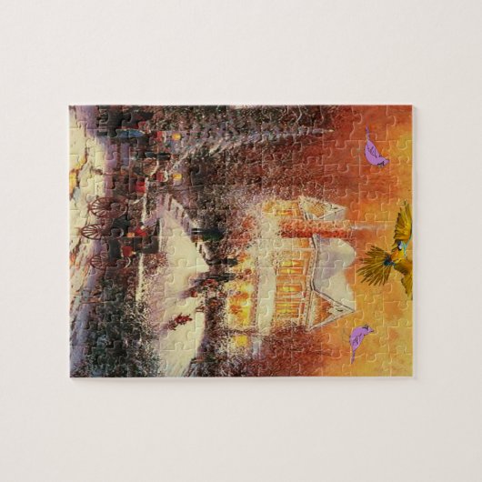 Kerstzaag Puzzle Legpuzzel (Horizontaal)