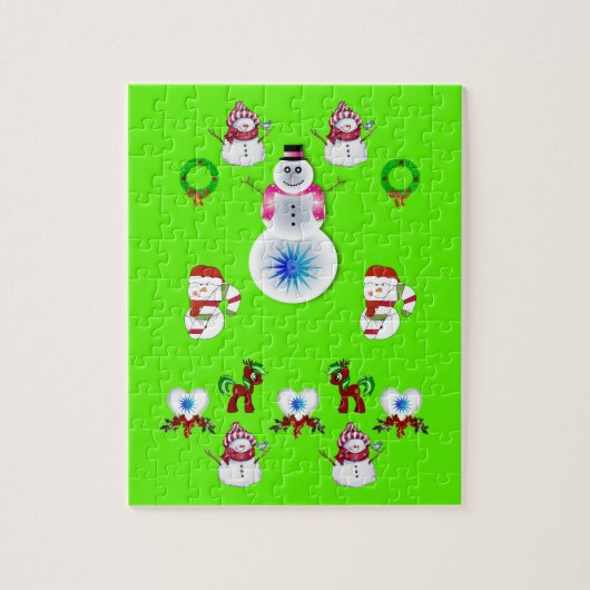 Kerstzaag Puzzle Legpuzzel (Verticaal)