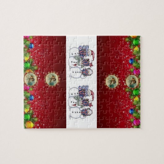 Kerstzaag Puzzle Legpuzzel (Horizontaal)