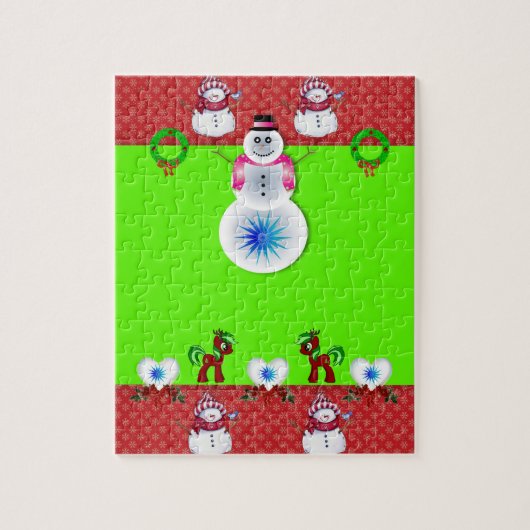 Kerstzaag Puzzle Legpuzzel (Verticaal)