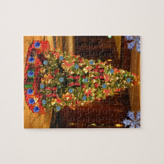 Kerstzaag Puzzle Legpuzzel (Horizontaal)