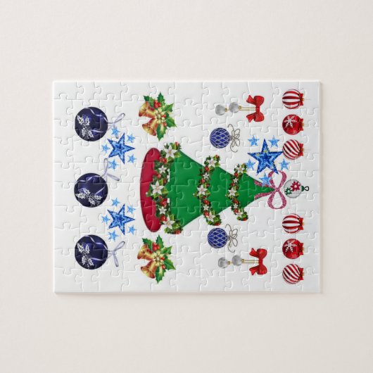 Kerstzaag Puzzle Legpuzzel (Horizontaal)