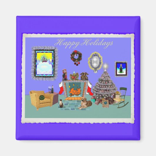 KERSTZAAL MAGNEET (Voorkant)