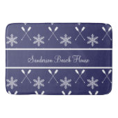 Kerstzadelpels strand badmat (Voorkant)