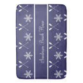 Kerstzadelpels strand badmat (Voorkant Verticaal)