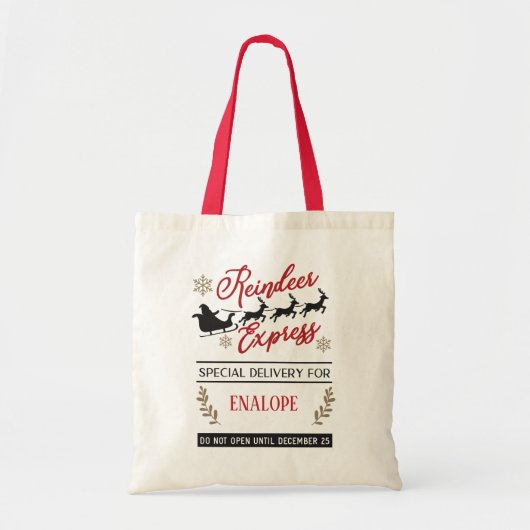 Kerstzak Kerstmis  Tote Bag (Voorkant)