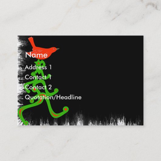 Kerstzaken Visitekaartje (Voorkant)