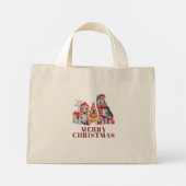 kerstzakken mini tote bag (Achterkant)