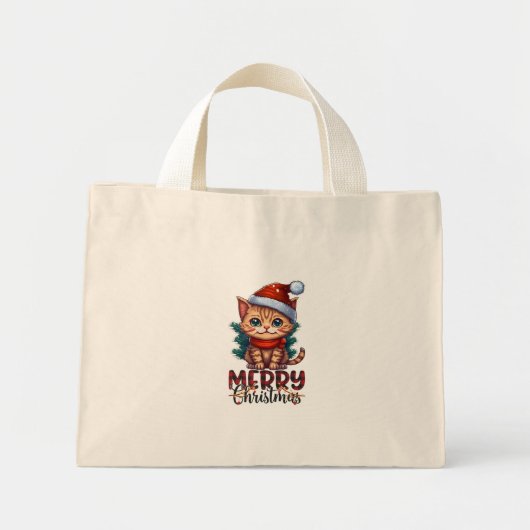 kerstzakken mini tote bag (Voorkant)