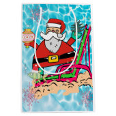 Kerstzakken van Kerstman Medium Cadeauzakje (Voorkant)