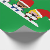 Kerstzang Kinderkoor Kerstmis Cadeaupapier (Hoek)