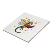 Kerstzang Libel Tegeltje (Zijkant)