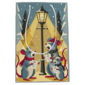 Kerstzang Muizen Cadeautas (Voorkant)