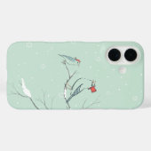 Kerstzanger Funny Birds Case-Mate iPhone Case (Achterkant (horizontaal))