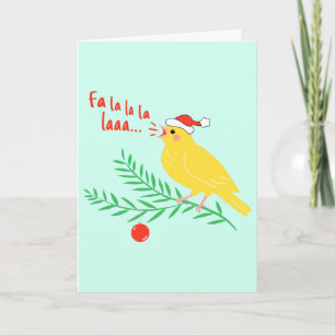 Kerstzangkanarie Kaart
