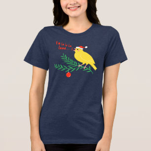 Kerstzangkanarie Tri-Blend Shirt