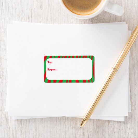 kerstZebra Etiket (Insitu)