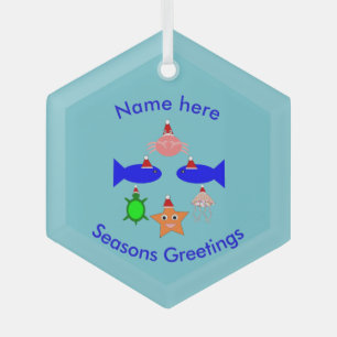 kerstZee - Aangepast Glas Ornament