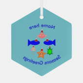 kerstZee - Aangepast Glas Ornament (Achterkant)