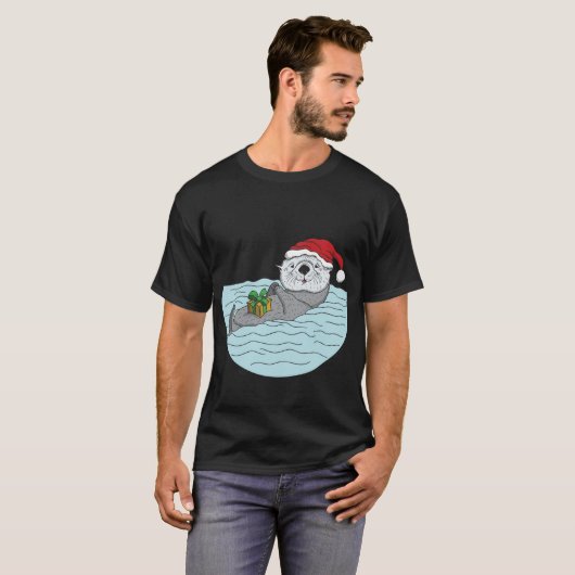 KerstZee Otter T-shirt (Voorkant volledig)