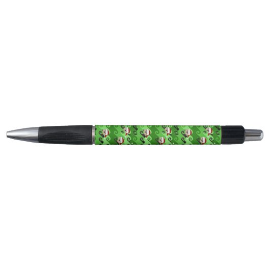 KerstZee Otters Green Waves Pen (Voorkant)